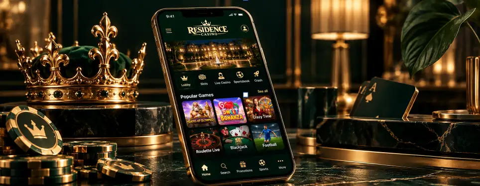 residence casino mobile version